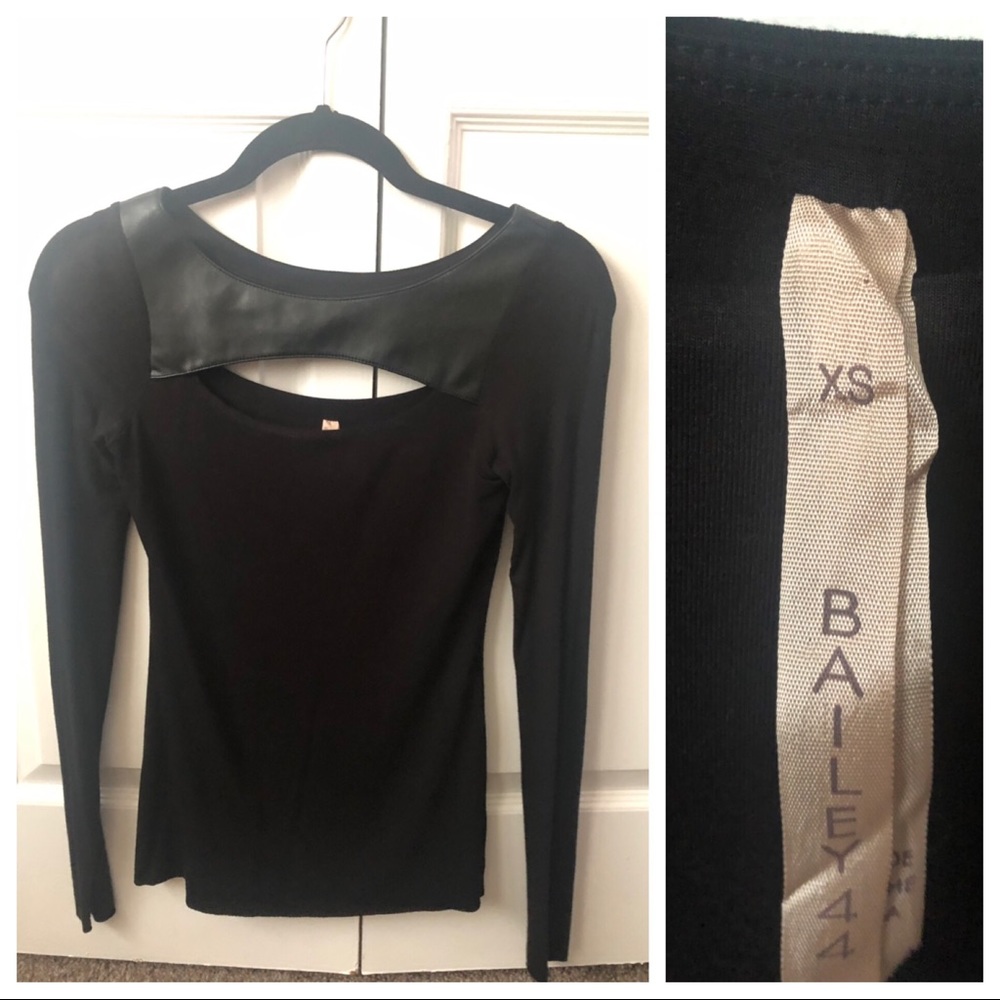 Bailey 44 tops with leather accent